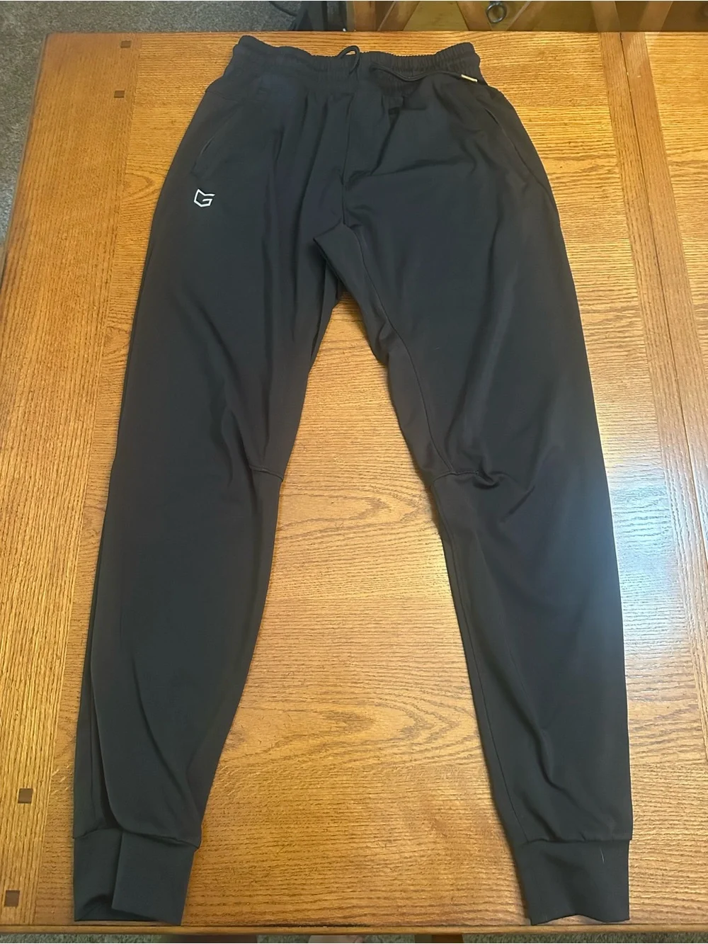 Men’s G Gradual athletic joggers 4 pairs- Black, Lt Gray, Navy, dark gray size S